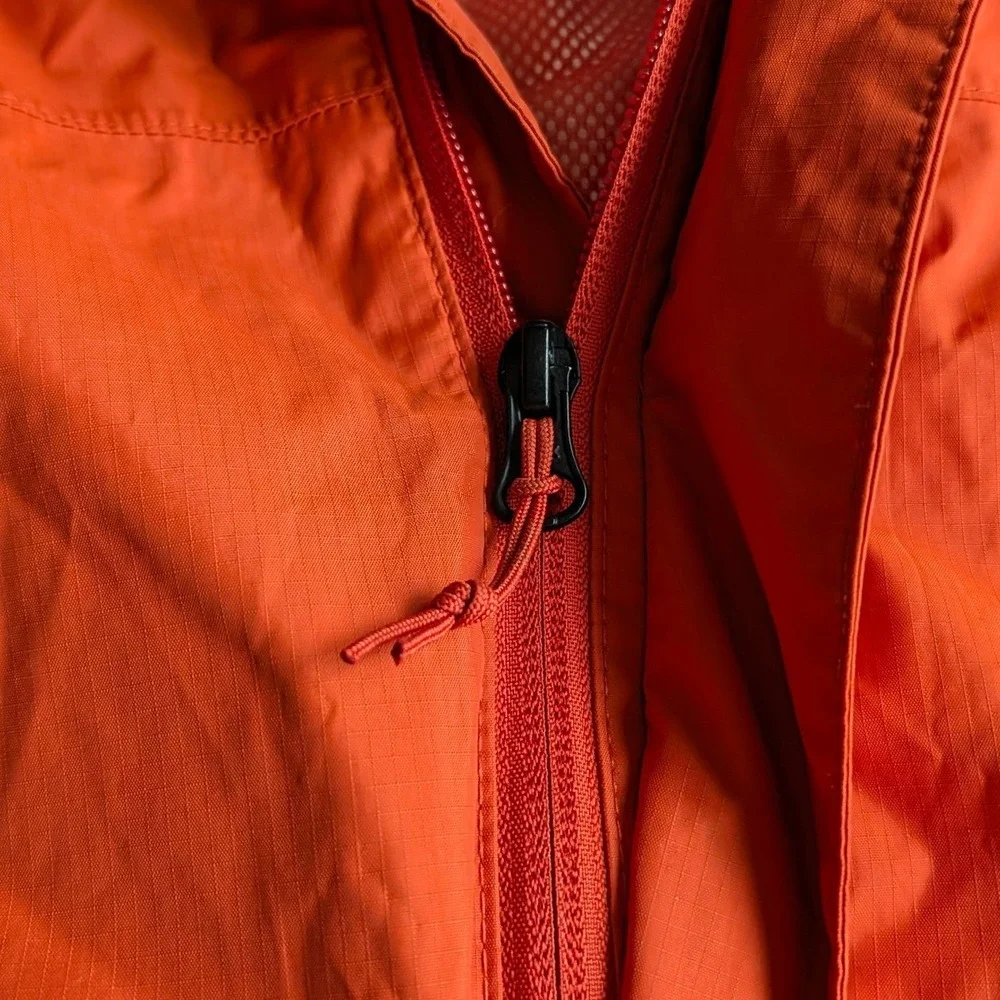 The North Face DryVent Rain Jacket Mens XXL Burnt Orange Hooded Waterproof Shell